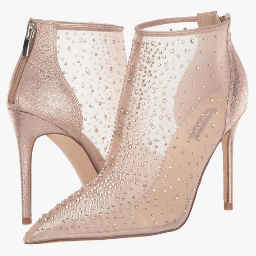 Elegant Women's Stiletto Heels in Rose Gold